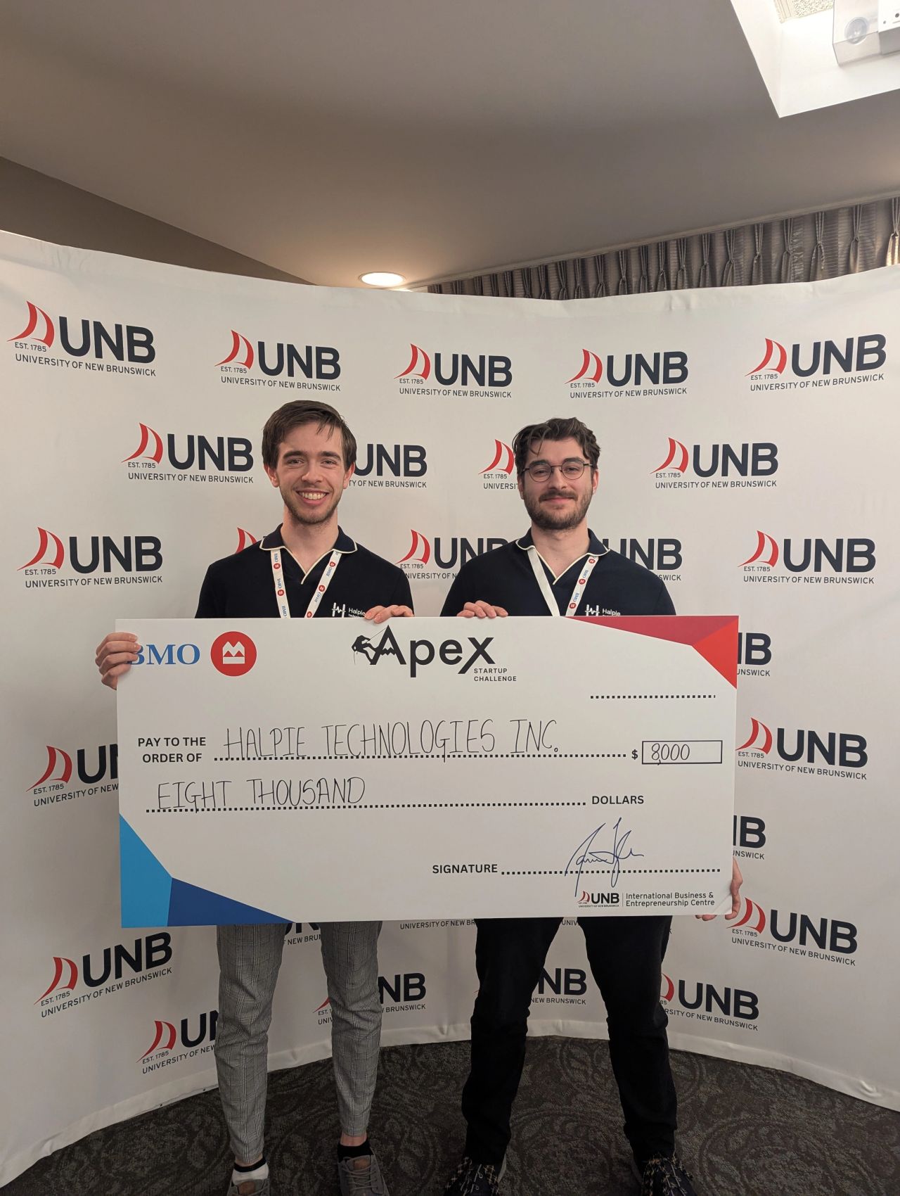 First Prize at Apex Startup Challenge